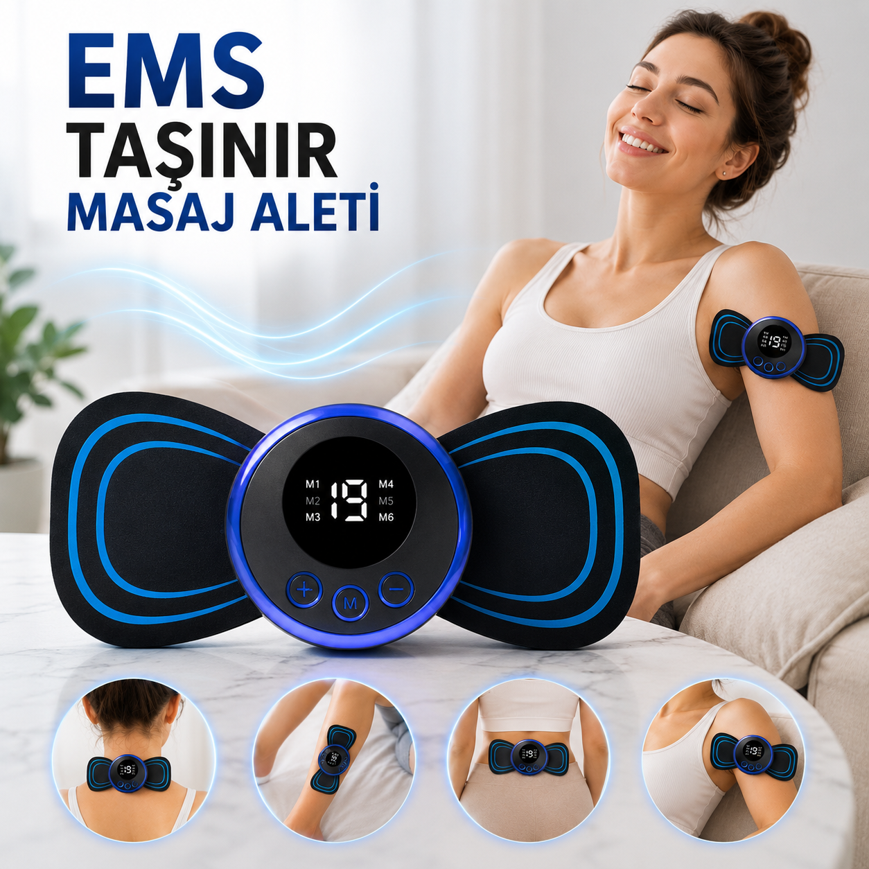 EMS TAŞINIR MASAJ ALETİ