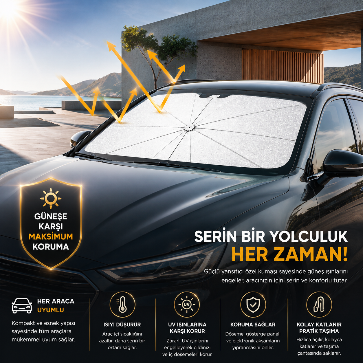 OTO GÜNEŞLİK ŞEMSİYESİ