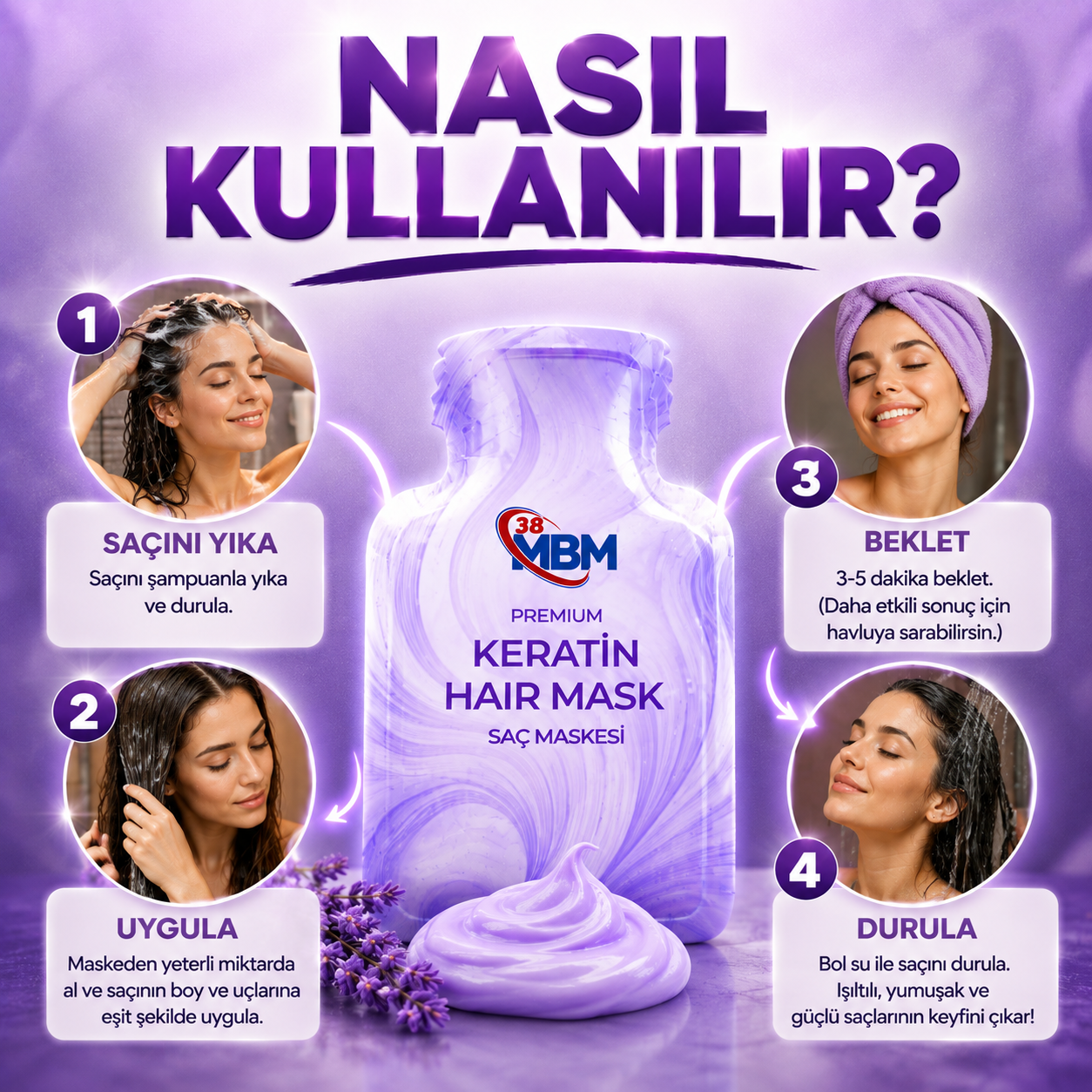 SEYAHAT TİPİ KOLAJEN SAÇ MASKESİ