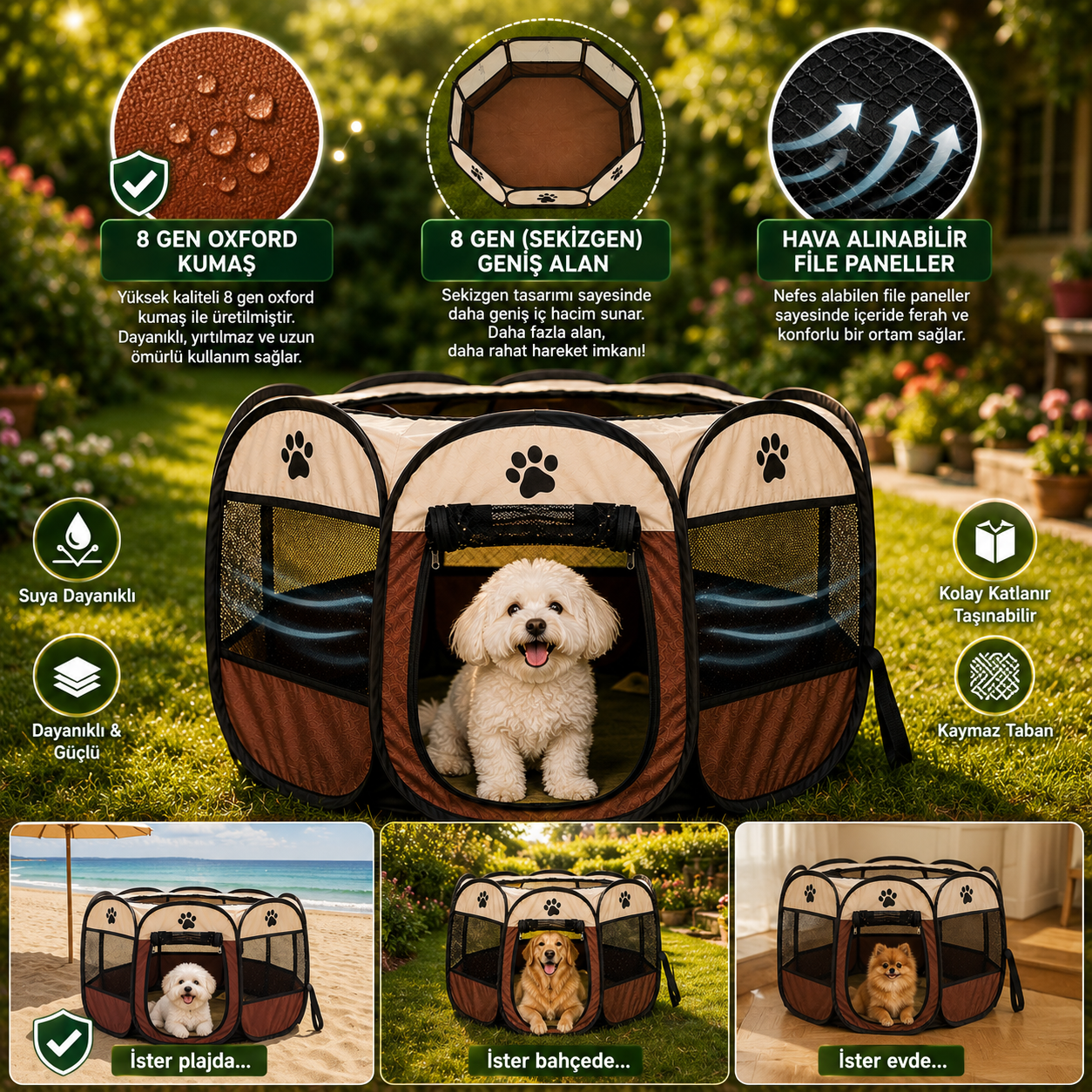 KATLANIR KEDİ KÖPEK ÇADIRI