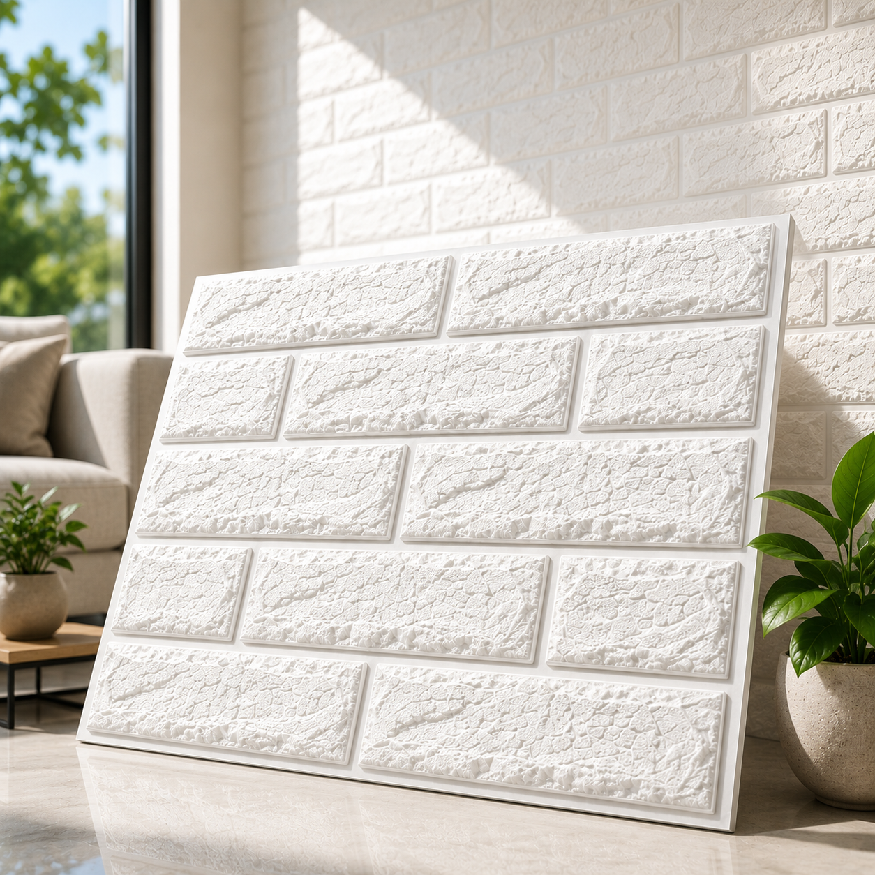 3D TUĞLA DESEN DUVAR KAPLAMA