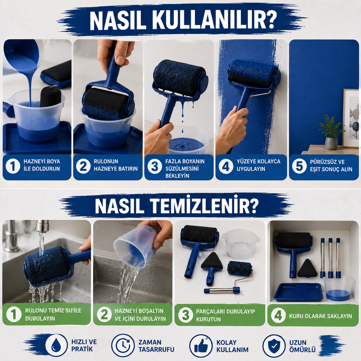 5 PARÇA HAZNELİ BOYA SETİ