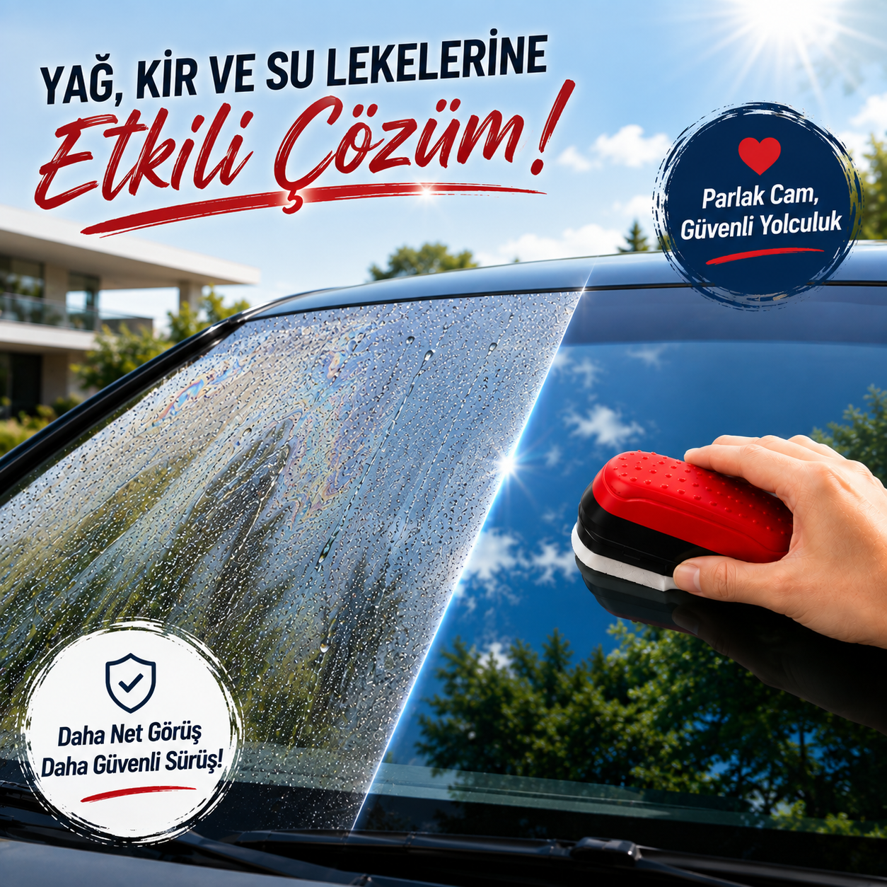 CAM YAĞ FİLMİ TEMİZLEME