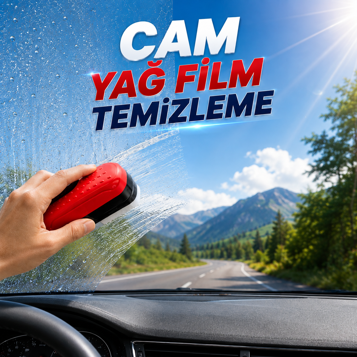 CAM YAĞ FİLMİ TEMİZLEME
