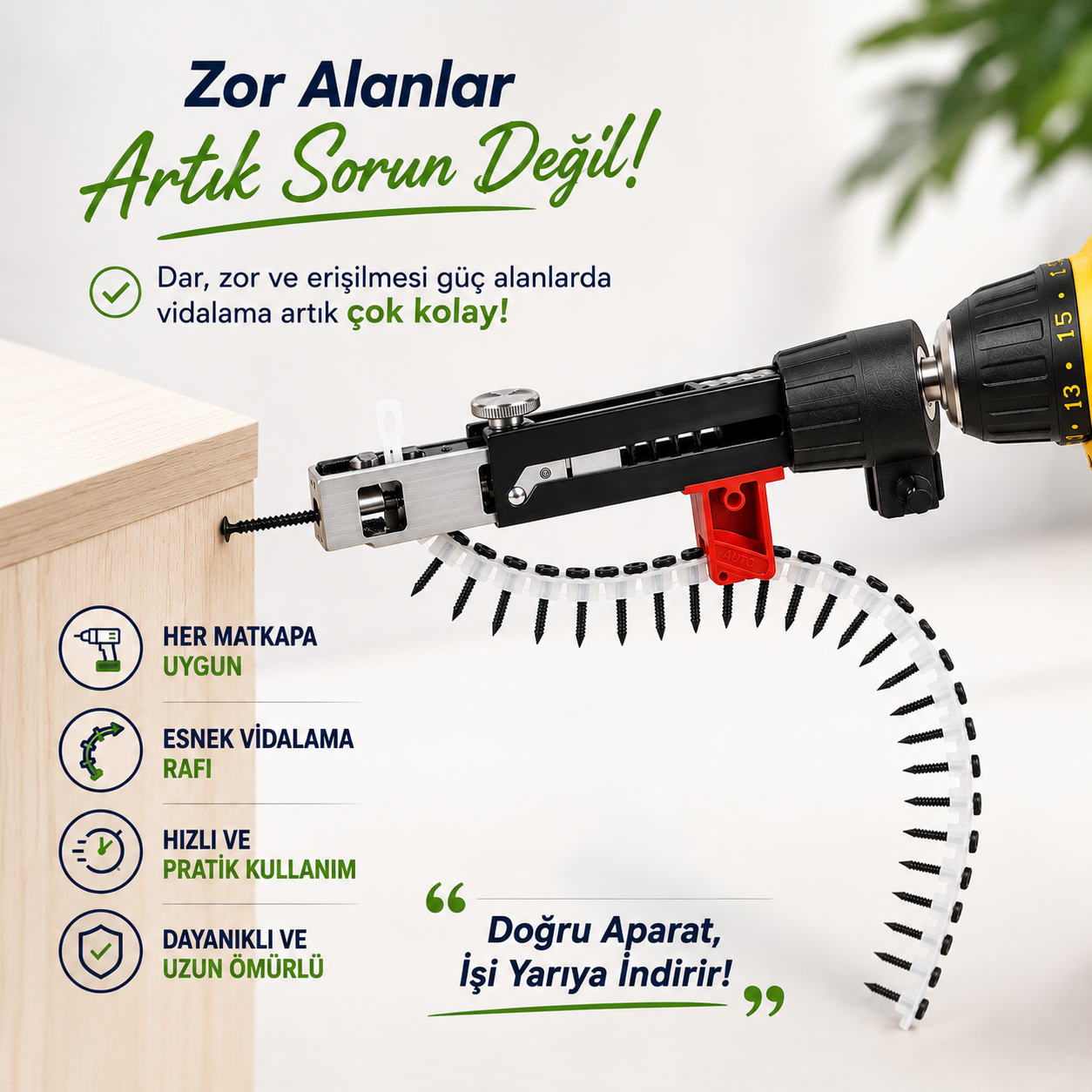 MATKAP VİDALAMA ADAPTÖRÜ