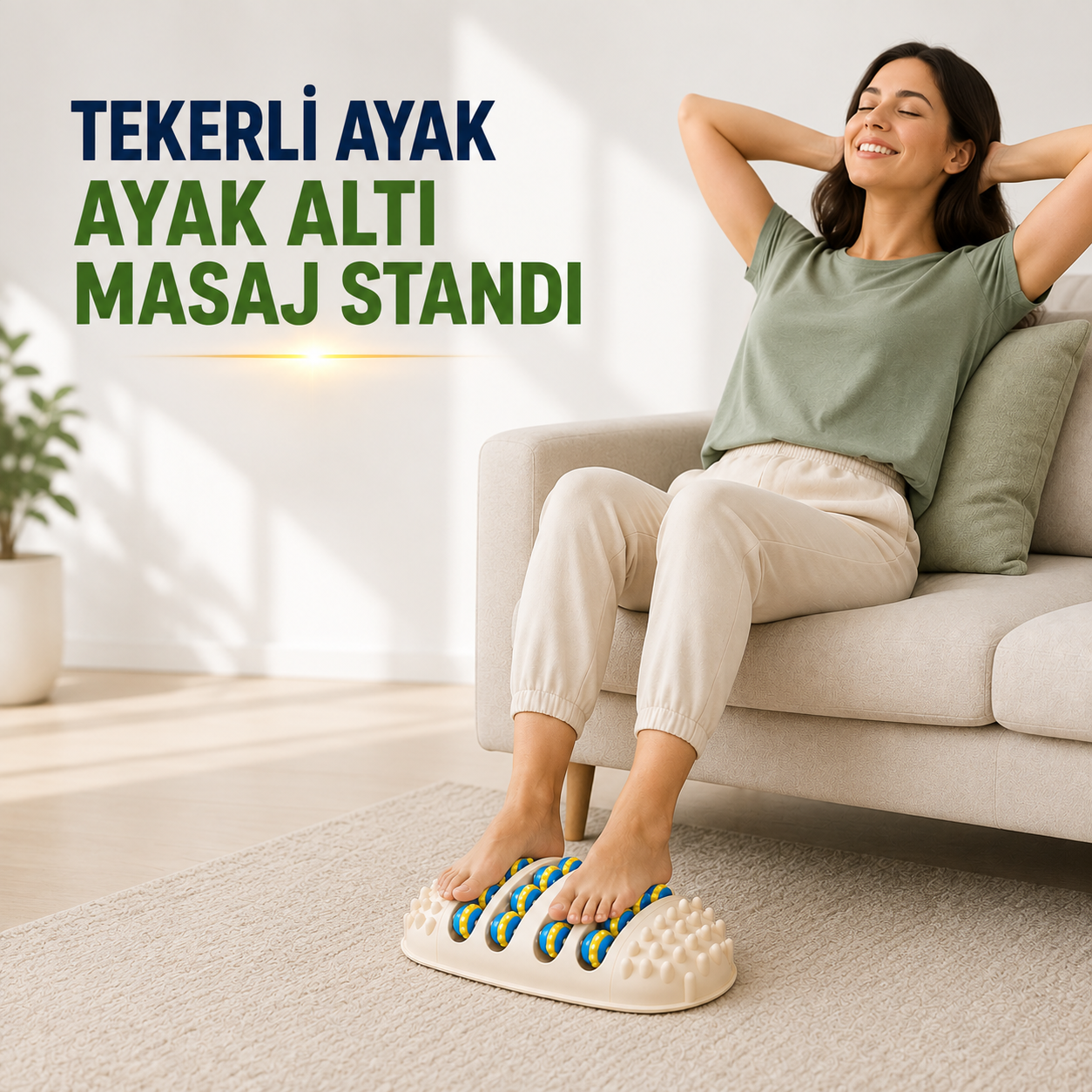 TEKERLİ AYAK ALTI MASAJ STANDI