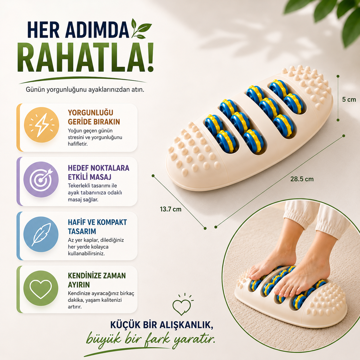 TEKERLİ AYAK ALTI MASAJ STANDI
