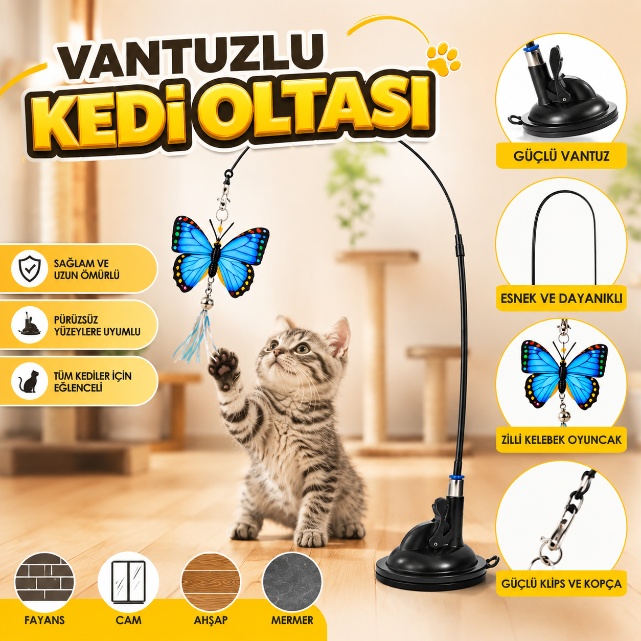 VANTUZLU KEDİ OLTASI