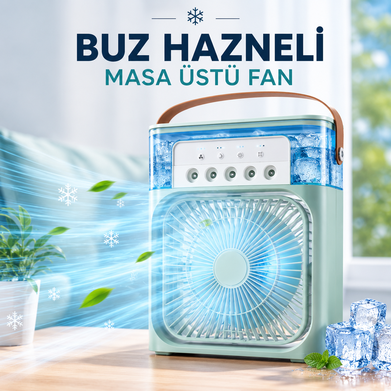 BUZ HAZNELİ MASAÜSTÜ FAN