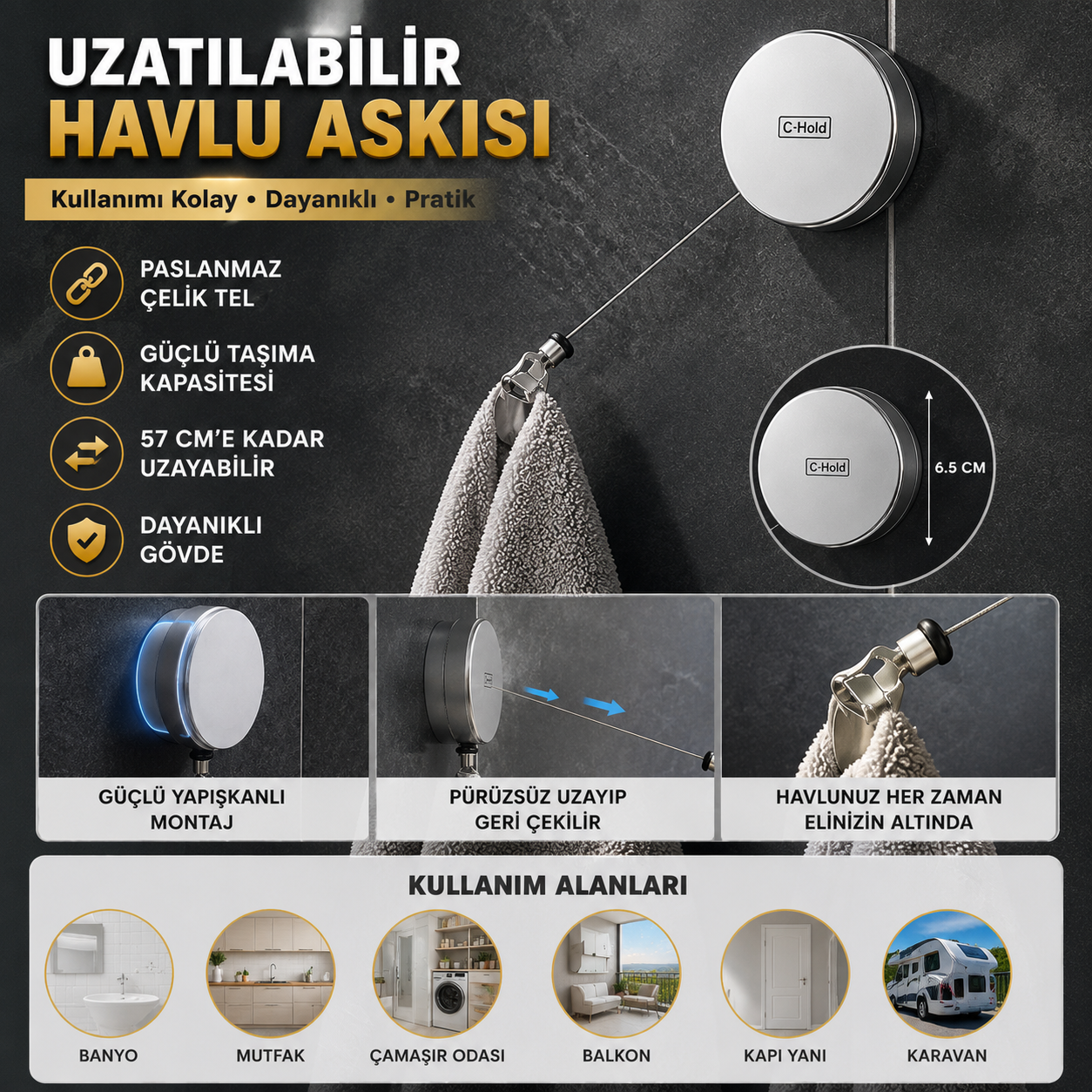 ÇEK BIRAK HAVLU TUTUCU