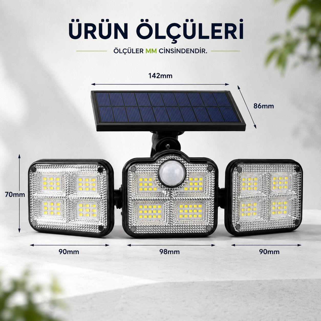 UZAKTAN KUMANDALI SOLAR LED LAMBA